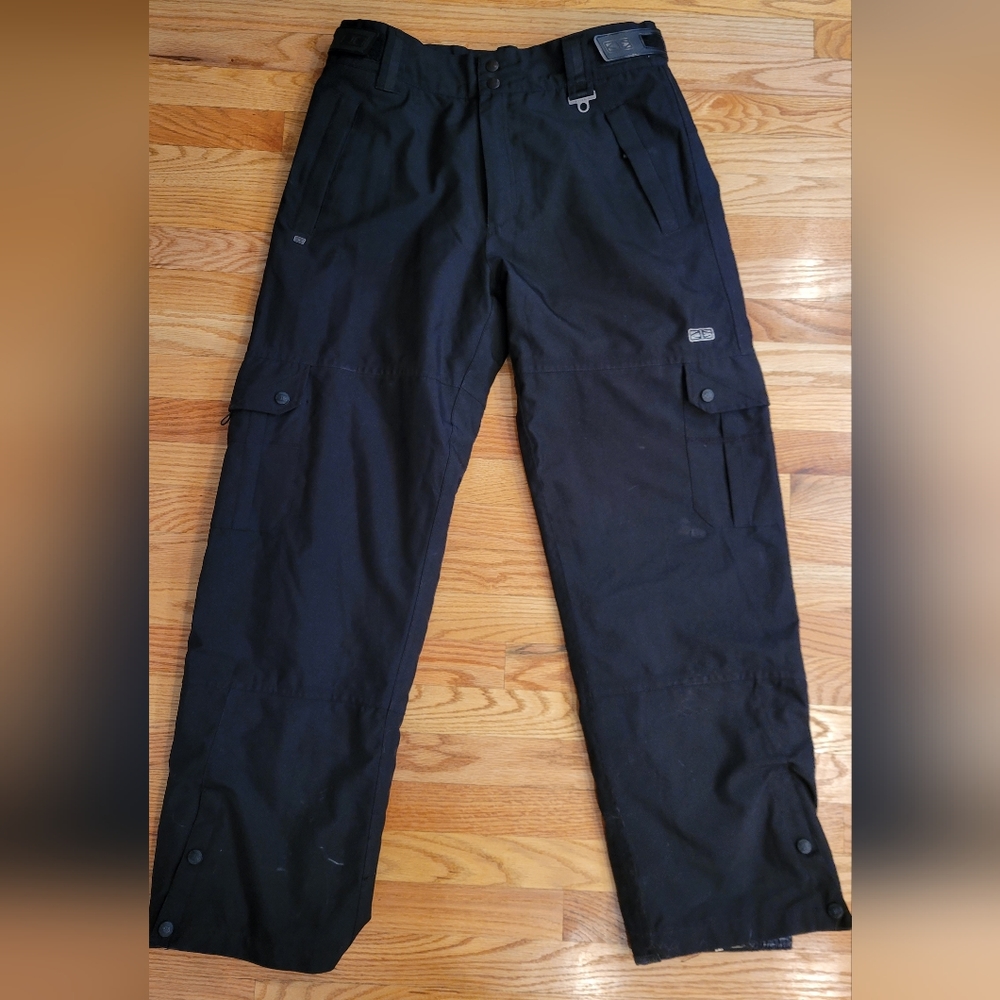 OCEAN & EARTH OE Pro Series Snow Ski Snowboard Fleece Lined Black Pants Men's